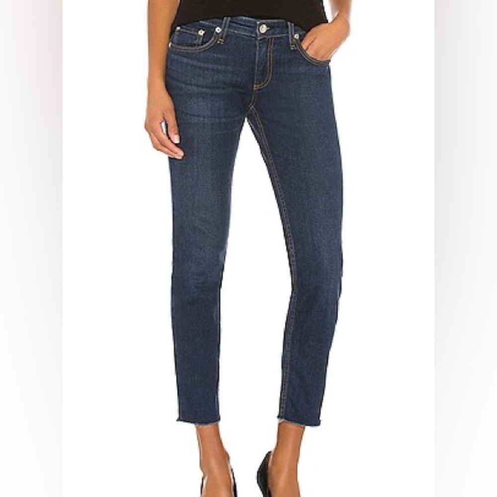 Rag & Bone Dre Low Rise Slim Boyfriend Jeans in New Worn